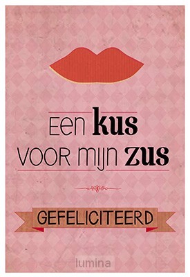 Wenskaart don't give up