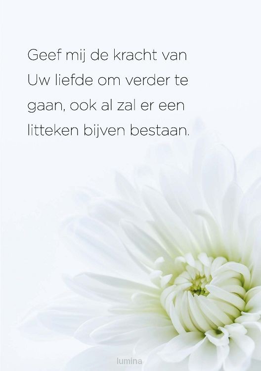 Wenskaart Geef mij de kracht