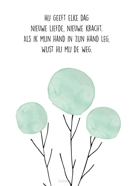 Wenskaart Hij geeft elke dag nieuwe lief