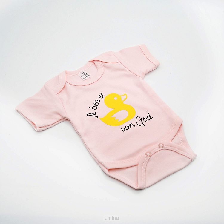 Rompertje eendje roze mt 62