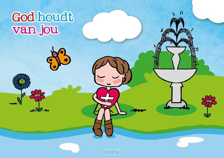 Kaart God houdt van jou