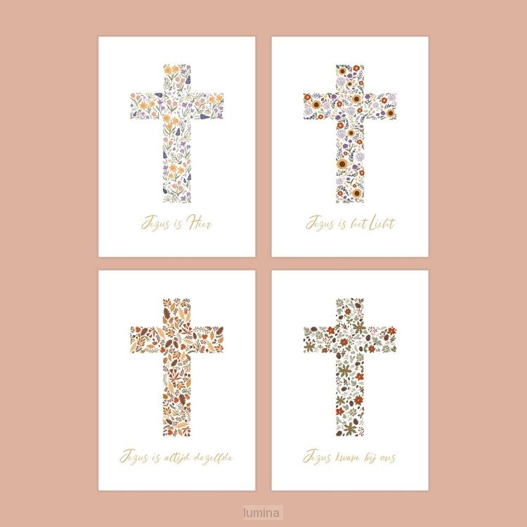 Vier seizoenen set - 4x A5 Poster