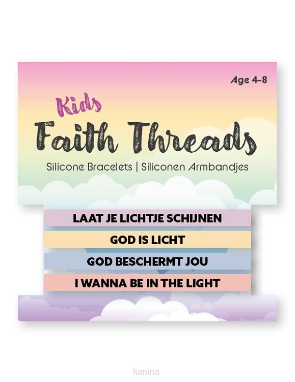 Geloofsarmbandjes - glow in the dark