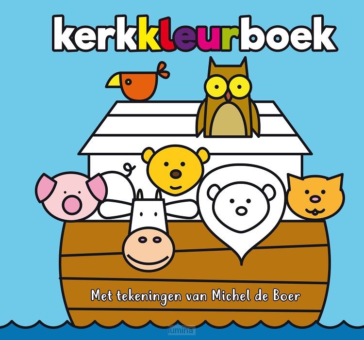 Kerkkleurboek 1 BLAUW