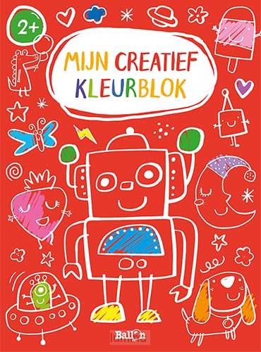 Mijn creatief kleurblok rood  2+