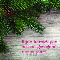 Kerstkaart kersttak