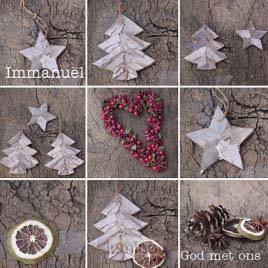 Kerstkaart Immanuel God met ons
