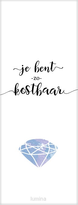 Boekenlegger je bent zo kostbaar