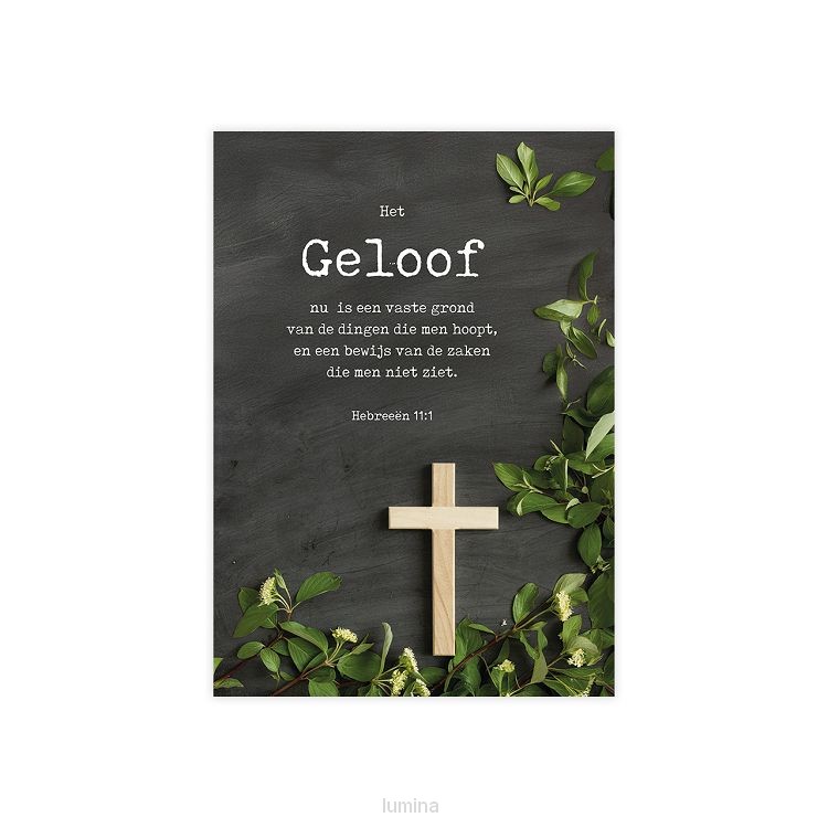 Voordeelkaart Het Geloof  Hebreeen 11 ve