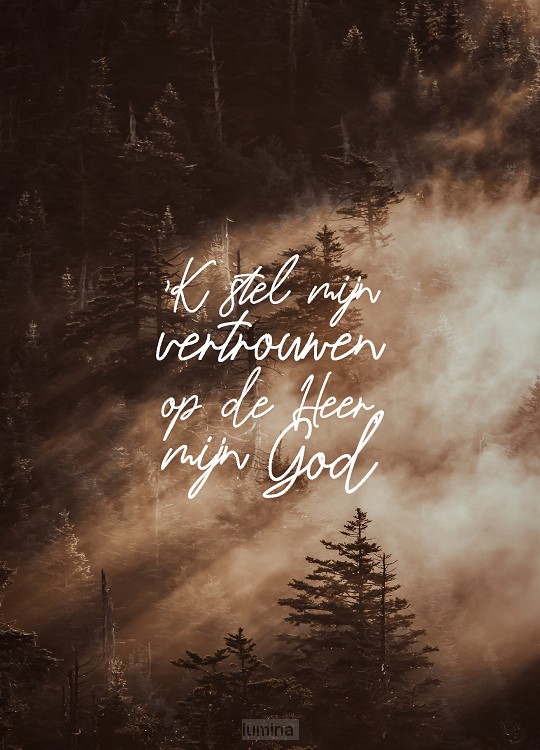 Wenskaart 'k stel mijn vertrouwen