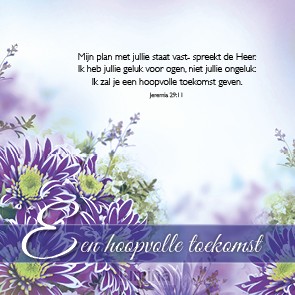 Kaart Ik geef je een hoopvolle toekomst