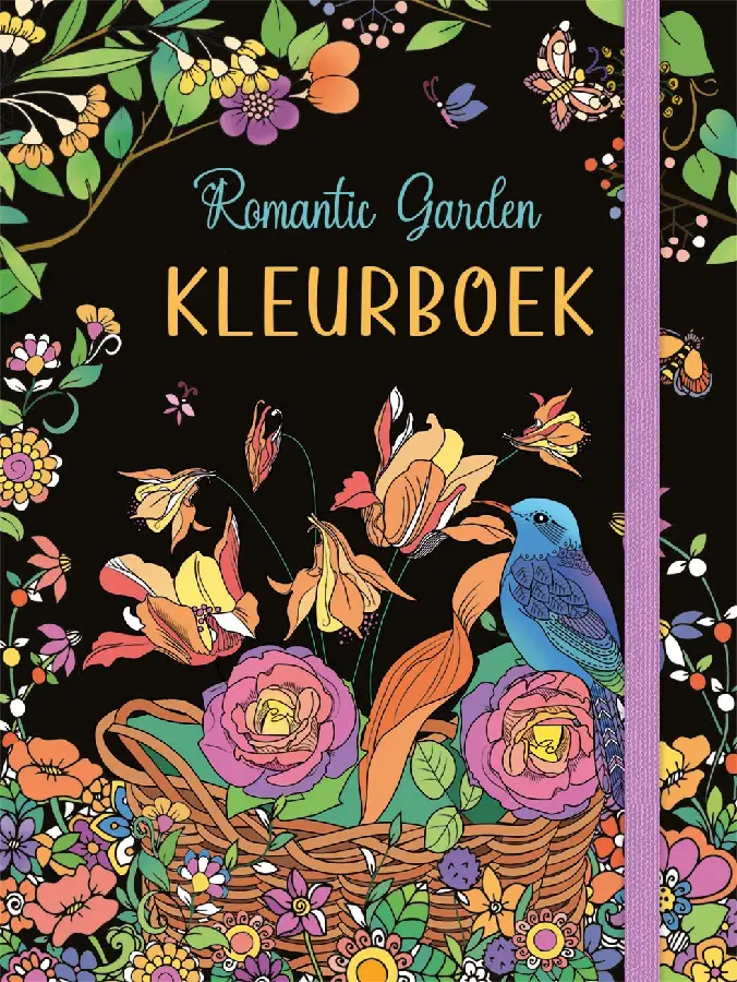 Romantic garden kleurboek