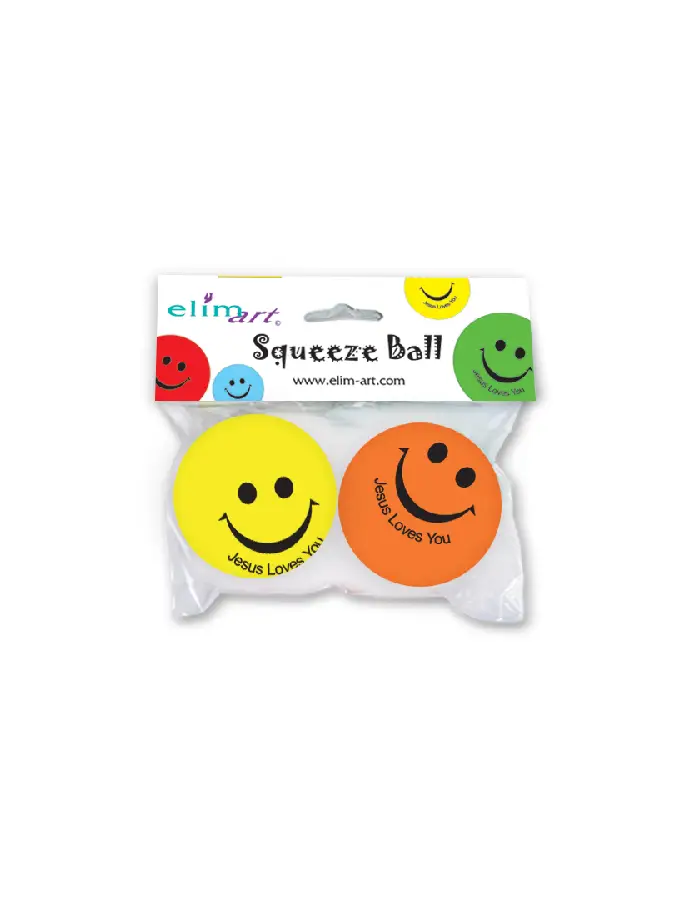Squeeze balls (2) Smile Jesus loves you