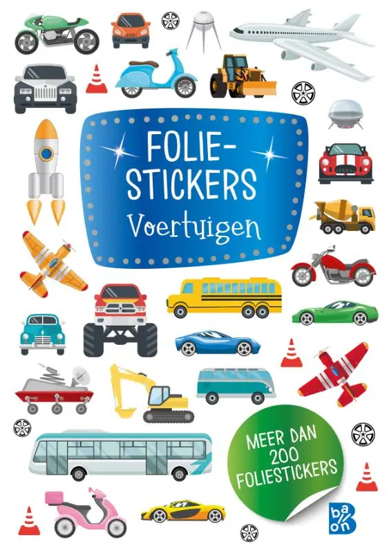 Glitterstickers voertuigen