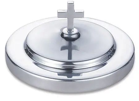 Communion ware bread plate cover