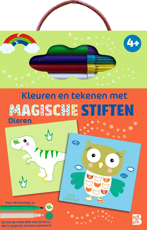 Kleuren en tekenen met magische stiften: