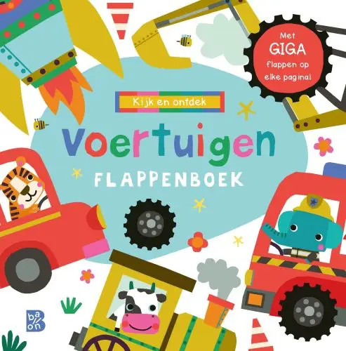 Kijk en ontdek: Voertuigen flappenboek