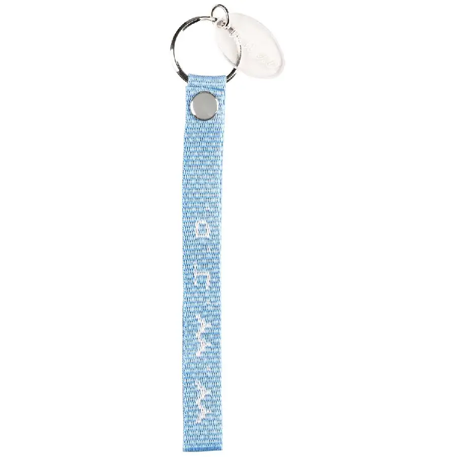 Keychain woven wwjd lichtblauw