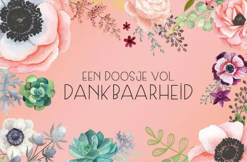 Doosje vol dankbaarheid