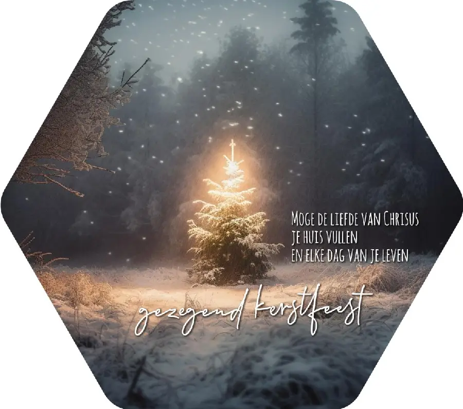 Gezegende Kerst 15cm