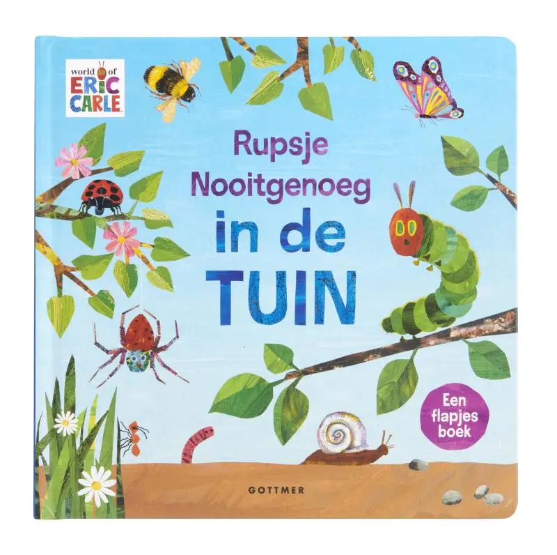 Rupsje nooitgenoeg in de tuin