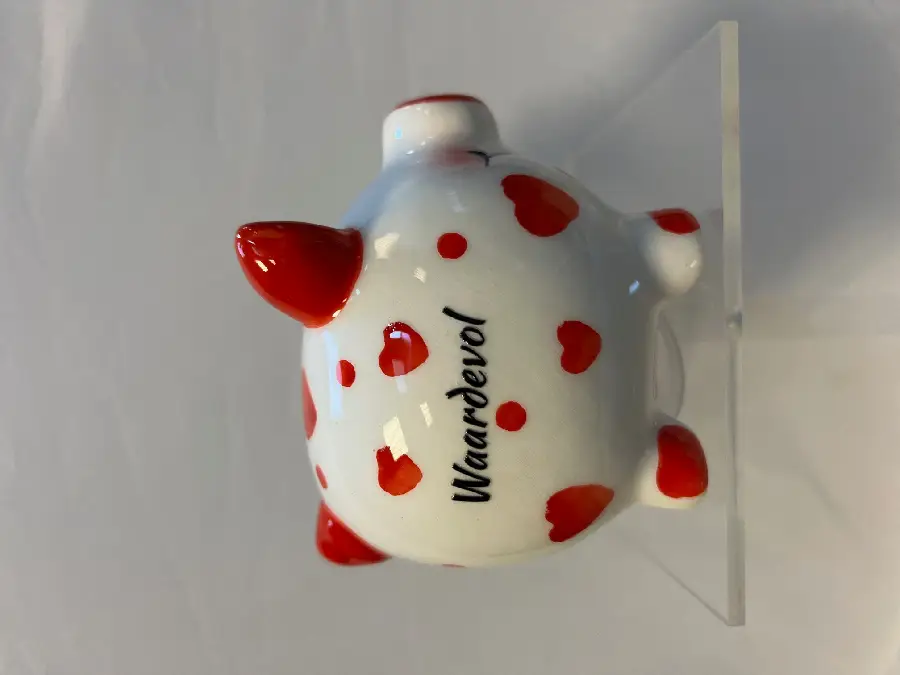 Spaarvarken klein hartjes waardevol