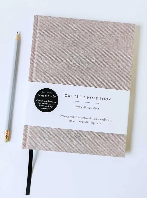 Essencio Quote To Note Book
