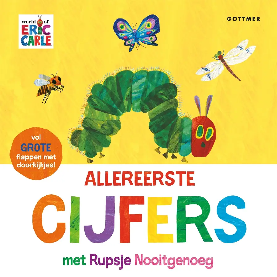 Allereerste cijfers met rupsje nooitgeno