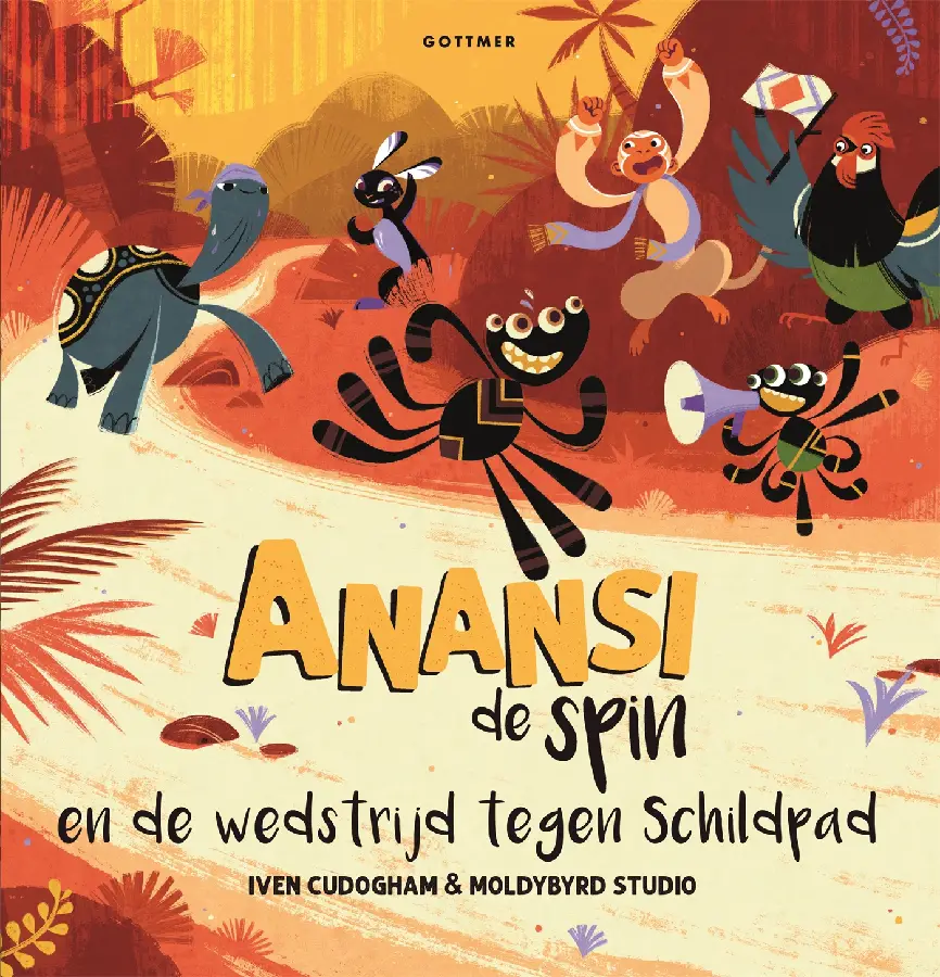 Anansi de spin en de wedstrijd tegen