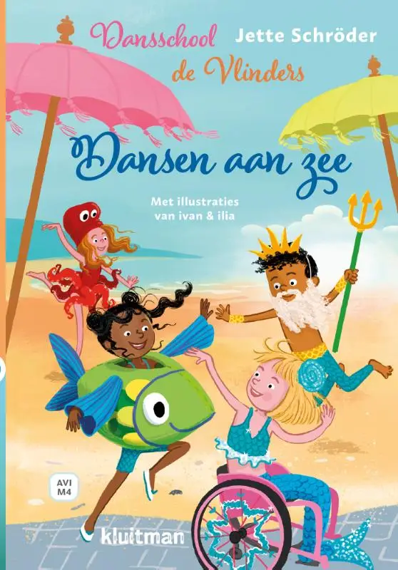 Dansschool de vlinders dansen aan zee
