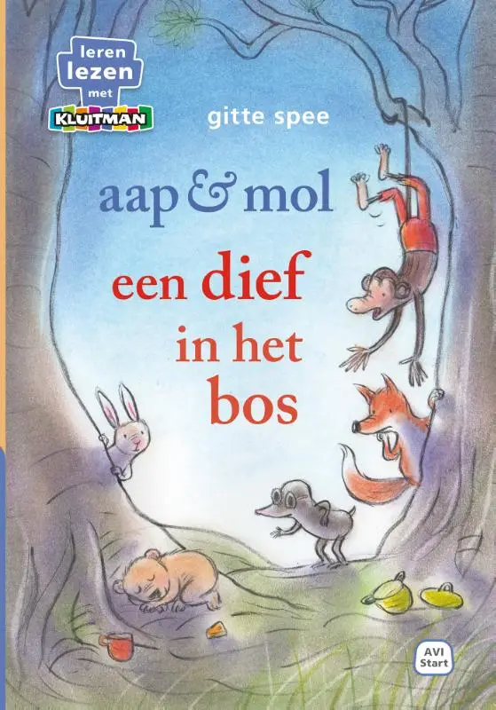 Aap & mol een dief in het bos